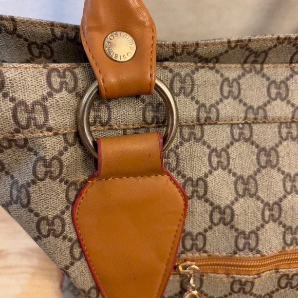 Elegant Brown and Tan Tote Bag - Picture 3 of 14